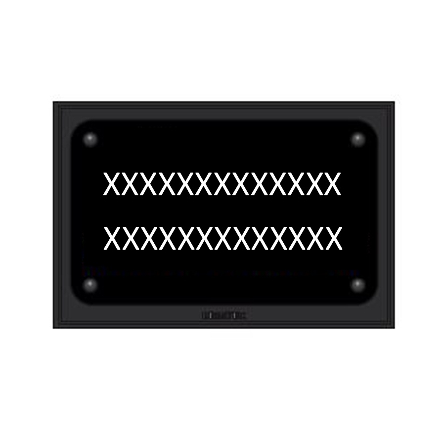 PLATE NAME Plaque